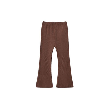 Legging uni polyvalent, décontracté et élégant pour petites filles