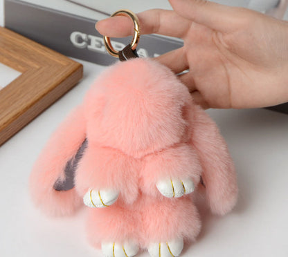 Fashionable Cotton Cute Rabbit Keychain Pendant