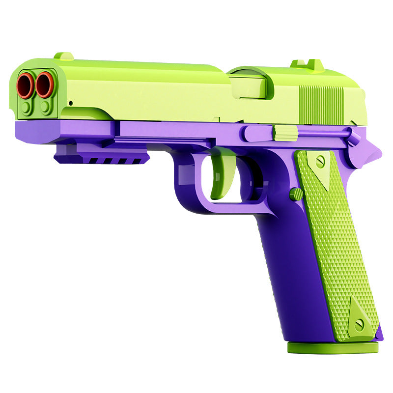 Pistolet jouet à double éjection de barillet