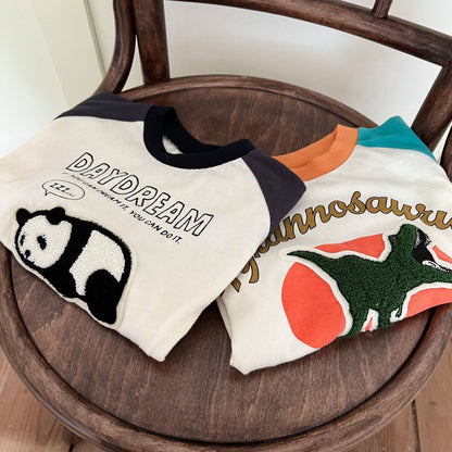Cotton Spring And Autumn New Children's T-shirt Boys' Long Sleeve