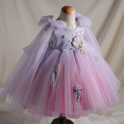 Ropa para niños Super Fairy Fairy Vestido para niñas pequeñas