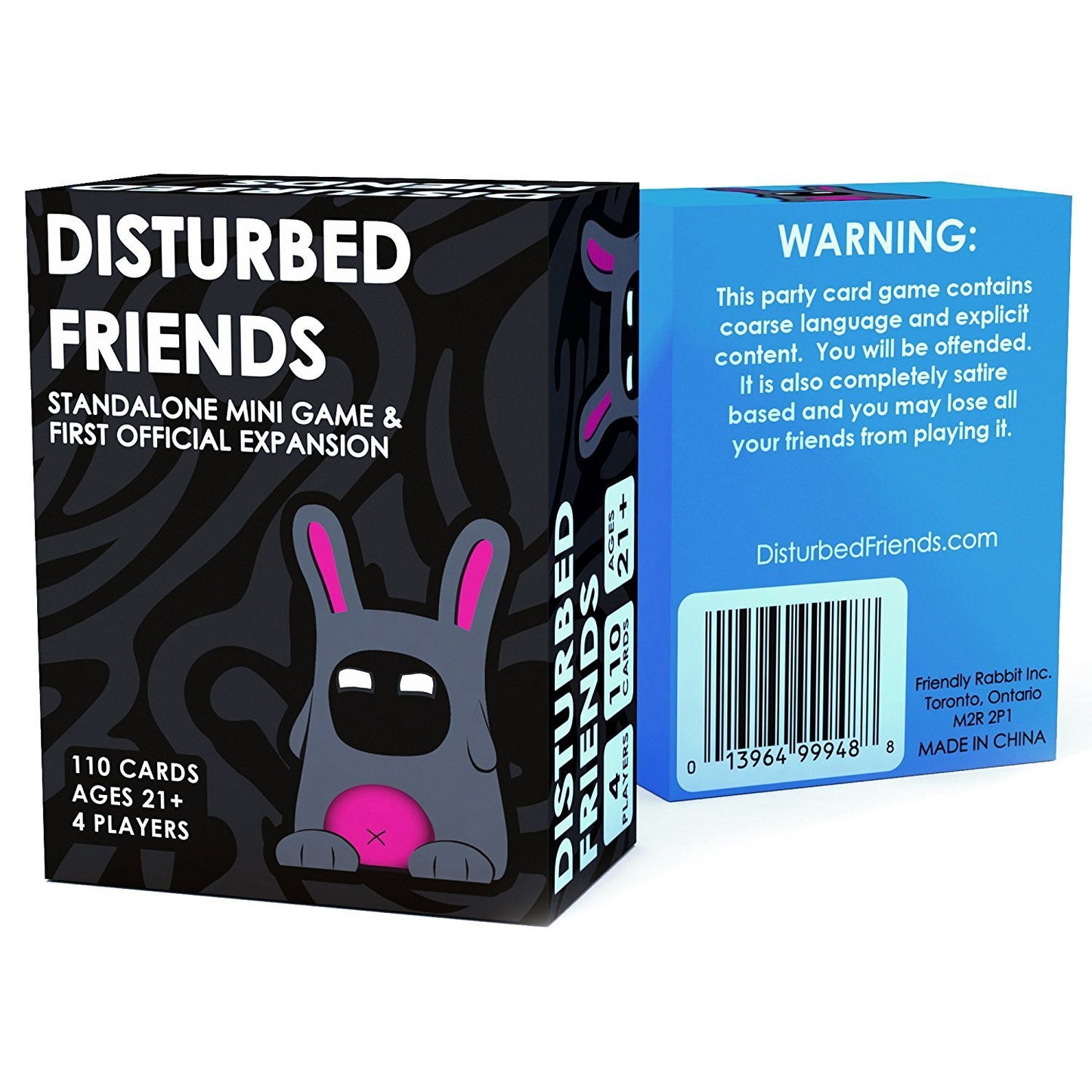 Confused friends expanded version of the board game card