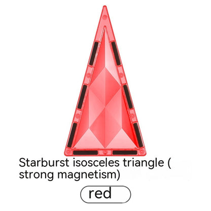 Color Window Asterism Magnetic Building Blocks Assembly