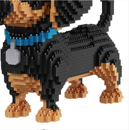 Pet dog small particle block