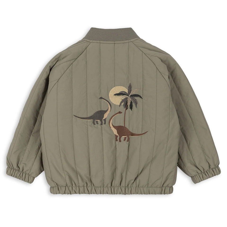 Children's Cotton Clothes Animal Zipper