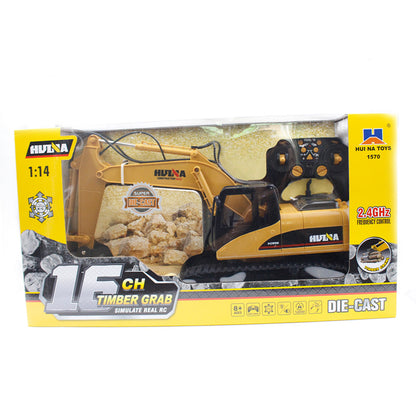 Remote Controlled Engineering Vehicle Log Grapple Model Alloy Remote Controlled Excavator For Kids