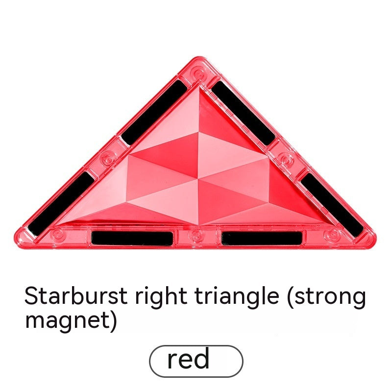 Color Window Asterism Magnetic Building Blocks Assembly