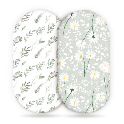 Baby Cradle Fitted Sheet Elastic Printing Baby Caring Table Changing Cover