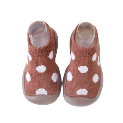 Baby Round Dot Style Comfortable Breathable Toddler Sock Shoes