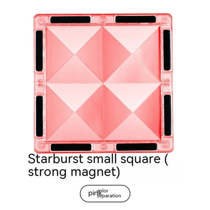 Color Window Asterism Magnetic Building Blocks Assembly