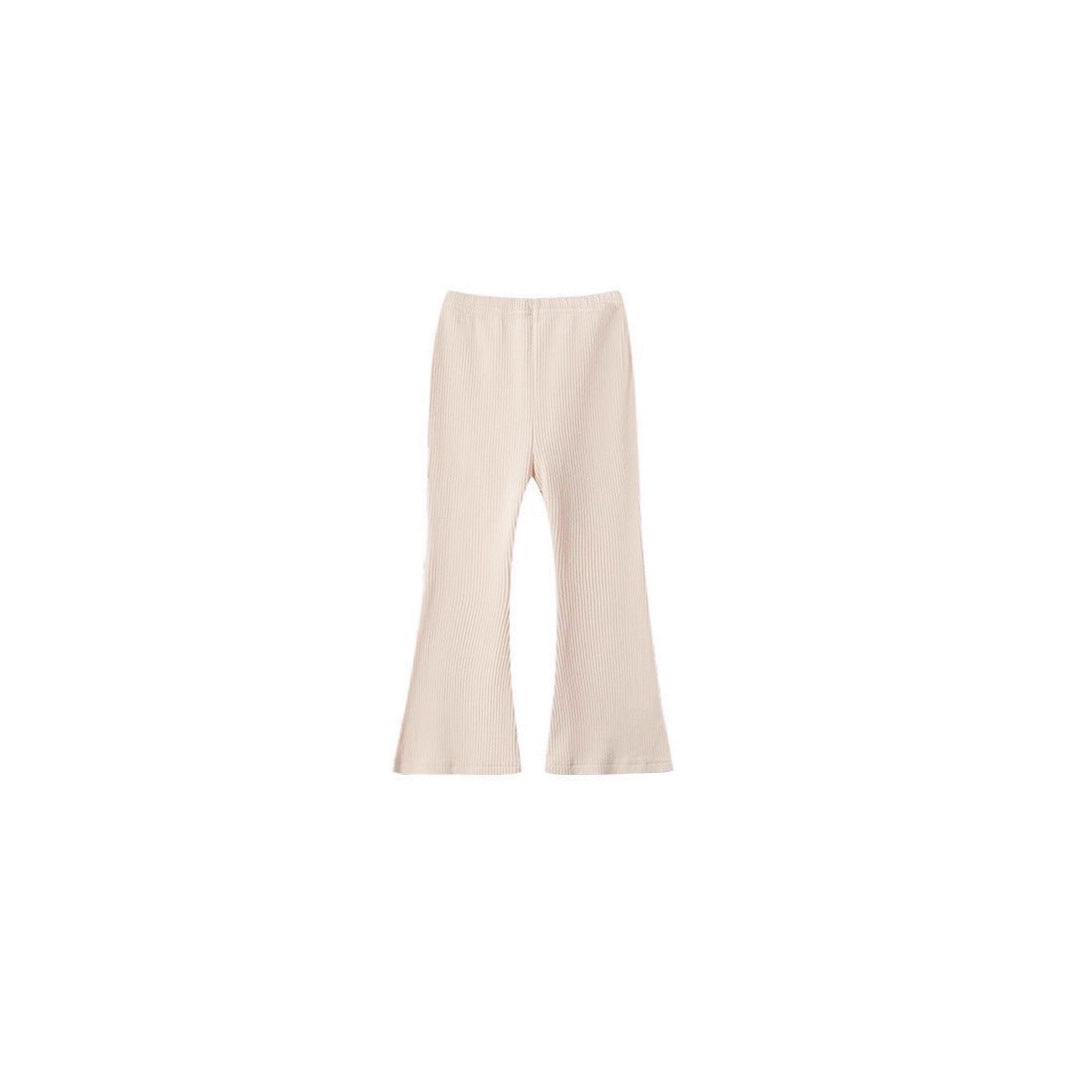 Legging uni polyvalent, décontracté et élégant pour petites filles