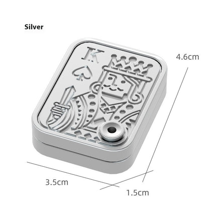 Card Gyro Cat Push Card Children Decompression Toy Card Gyro