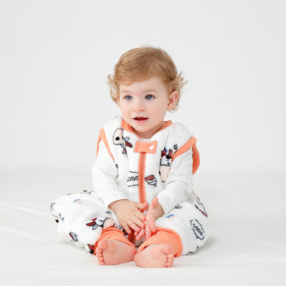 Baby Autumn And Winter Flannel Warm Sleeping Bag