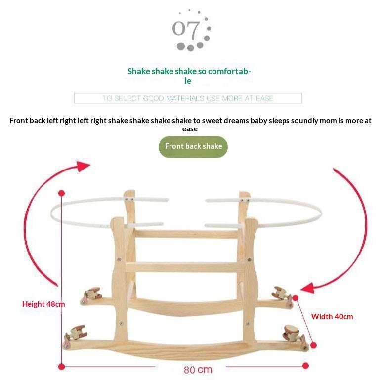 Moïse portable pour bébé en feuilles de maïs