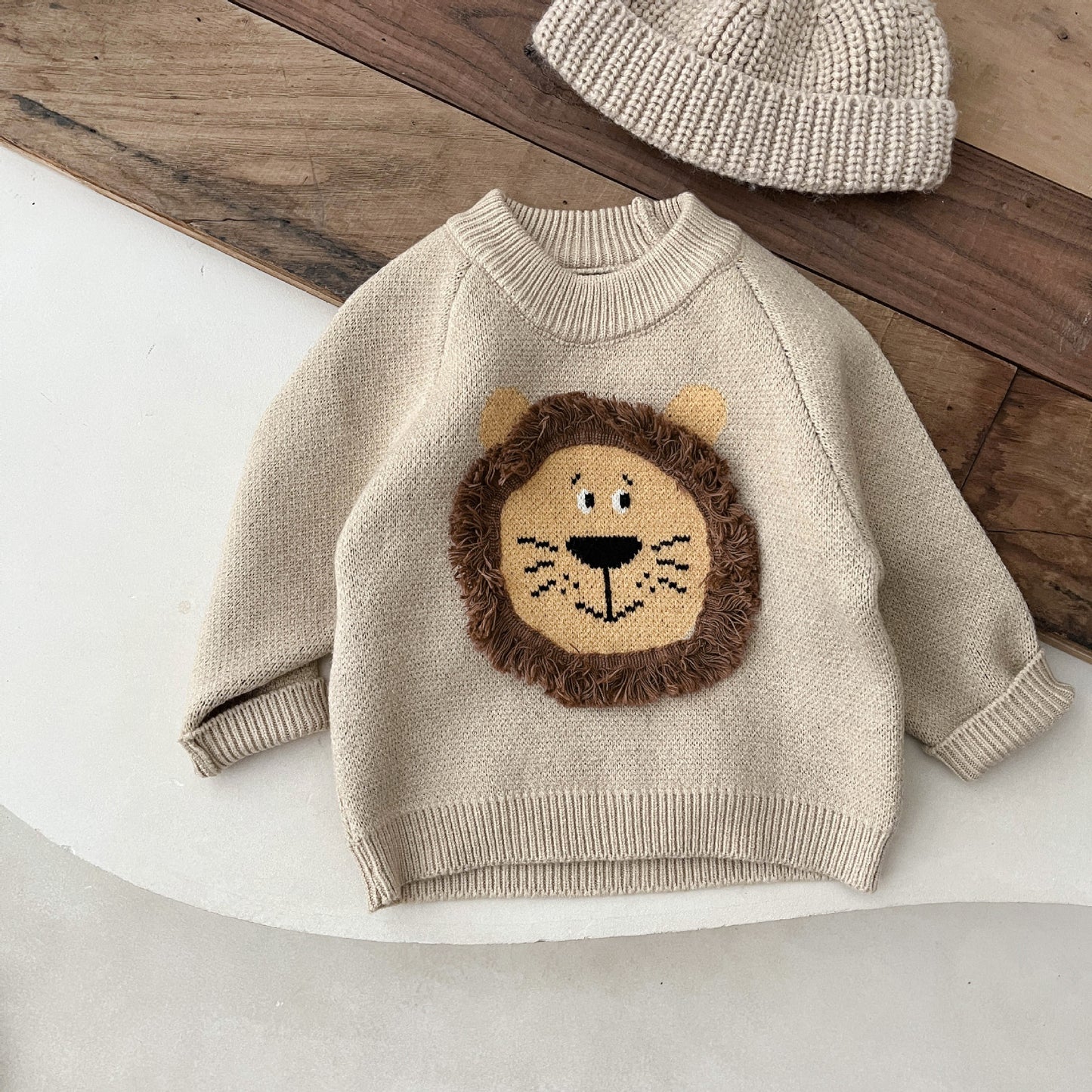 Boys' Korean Style Western Style Pullover Sweater