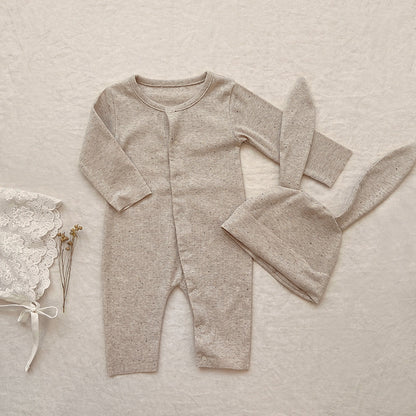 Rib Pit Stripe Autumn One-piece