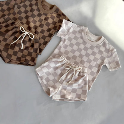 Ins Style Foreign Trade Baby Short Sleeve Suit