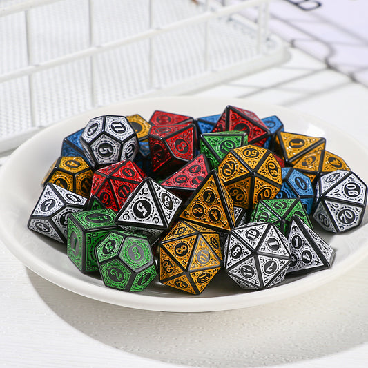 Pattern Multi-faceted Digital Dice Running Group Board Game Accessories Props