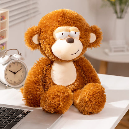 Poupée en peluche de singe de dessin animé créatif, jouet en peluche