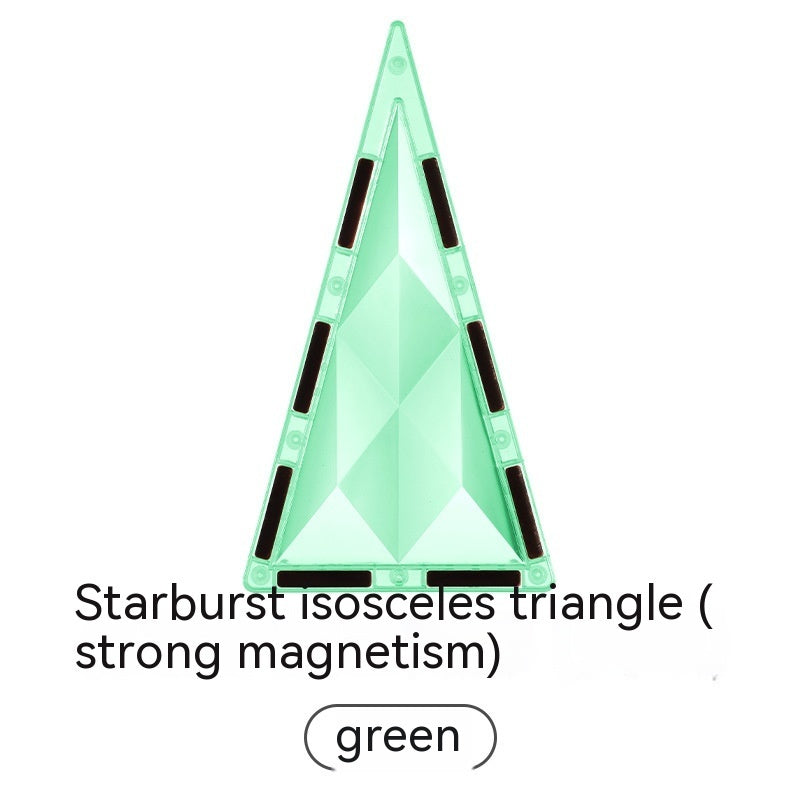 Color Window Asterism Magnetic Building Blocks Assembly