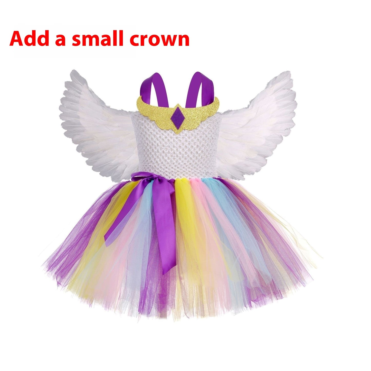 Angel Wings Dress Princess Performance Costume