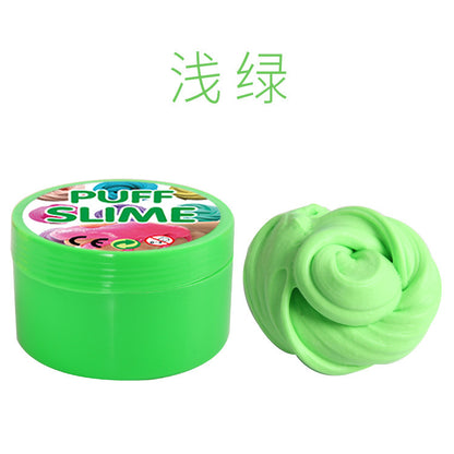 Cotton PUFF SLIME DIY slime mud clay mud stabby decompression vent toys factory outlet
