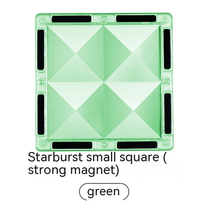 Color Window Asterism Magnetic Building Blocks Assembly