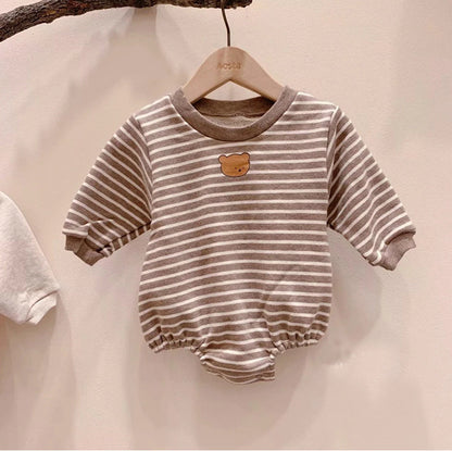 Baby cute poached egg one-piece suit