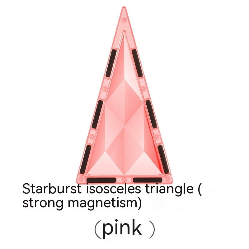 Color Window Asterism Magnetic Building Blocks Assembly
