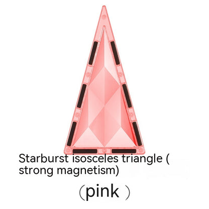 Color Window Asterism Magnetic Building Blocks Assembly