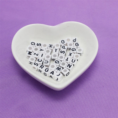 Acrylic English alphabet beads