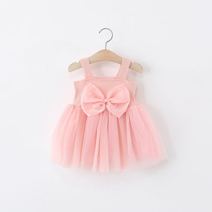 Trendy Children's Clothing Girls' Sleeveless One-piece Dress Summer