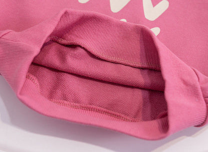 Nouveauté Haut Fille Collection Printemps 2026 - Pull à Capuche Mignon et Décontracté pour Enfants - Sweat-shirt à Col Cœur pour Enfants