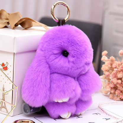 Fashionable Cotton Cute Rabbit Keychain Pendant