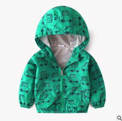Veste décontractée à capuche pour garçon