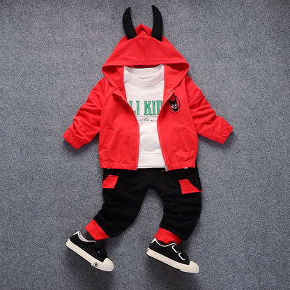 Ropa para niños Trajes para niños Trajes de tres piezas de otoño para niños