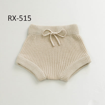 Baby Handmade Knitted Sweater And Shorts