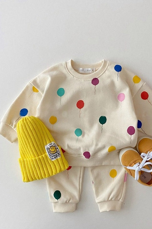 Love Balloon In Spring And Autumn Foreign Air Girl Dress