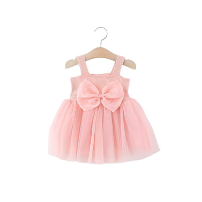 Trendy Children's Clothing Girls' Sleeveless One-piece Dress Summer