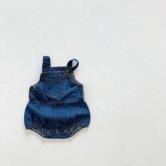 Bib Shorts All-match Korean  Western Style Denim Jumpsuit