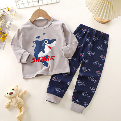 Cotton Autumn New Boys' Pajamas Suit