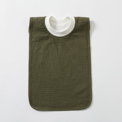 Bavette-serviette pour enfants grand format anti-taches