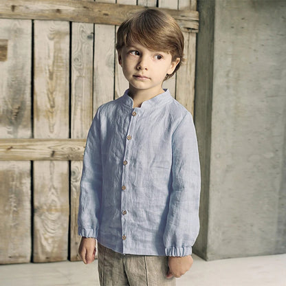Simple All-match Casual Style Baby Long Sleeve Top