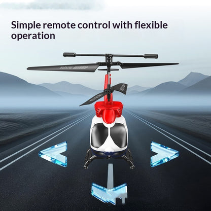 Remote-Controlled, Drop-Resistant Fire Rescue Helicopter Model Toy