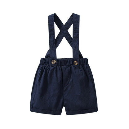 Children's Suit Summer Short-sleeved Overalls