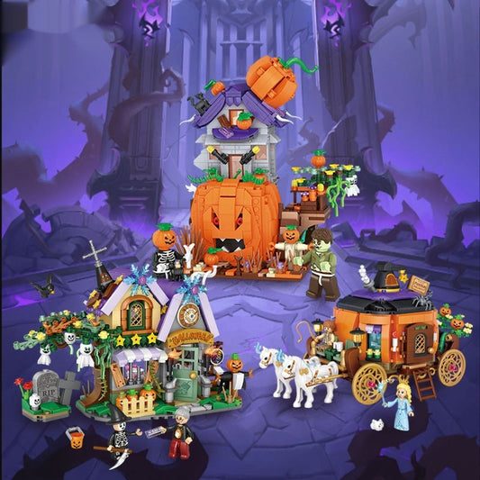 Halloween Building Blocks Small Particle Assembly Toys