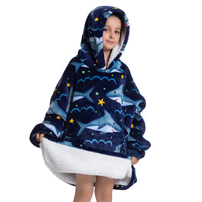 Pijama infantil de franela de lana de cordero