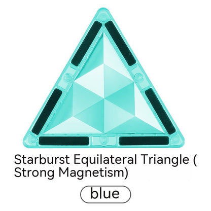 Color Window Asterism Magnetic Building Blocks Assembly