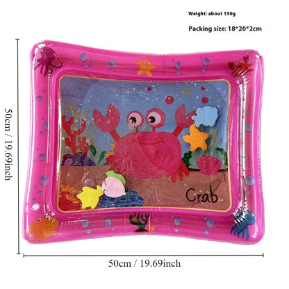 Children's Inflatable Marine Animal Racket Water Cushion Baby Crawling Racket Water Bag Racket Water Cushion Climbing Pad