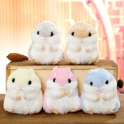 Hamster plush doll keychain